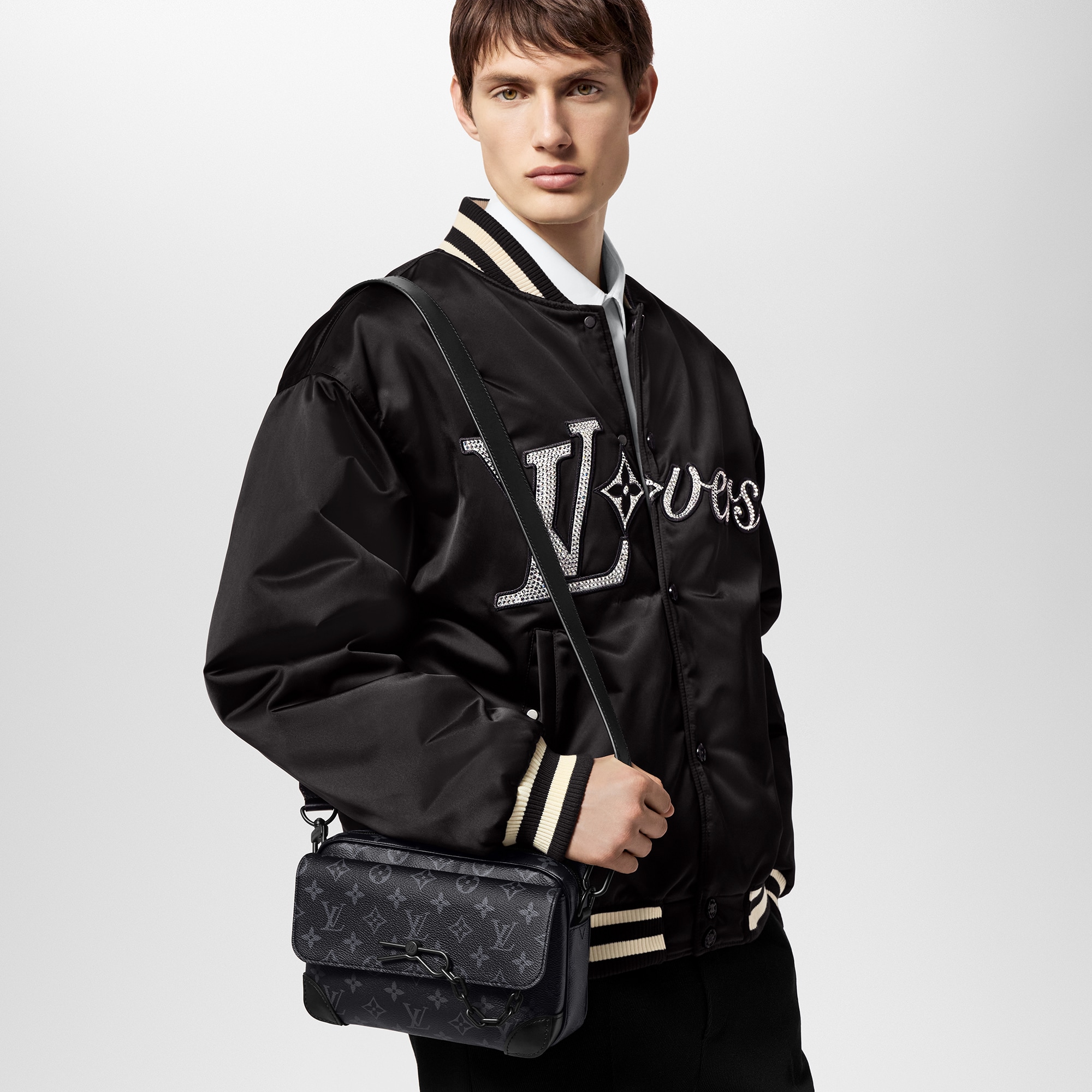 Steamer Messenger Monogram Eclipse - Bags | LOUIS VUITTON